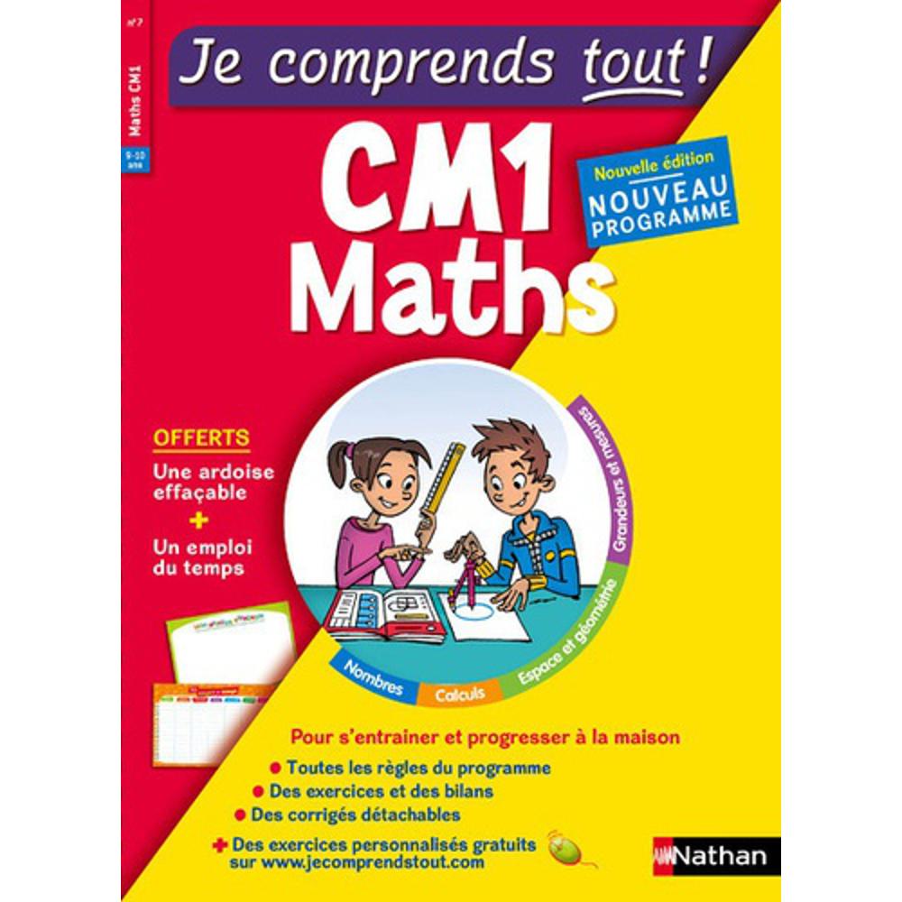JE COMPRENDS TOUT – MONOMATIERE – MATHEMATIQUES – CM1